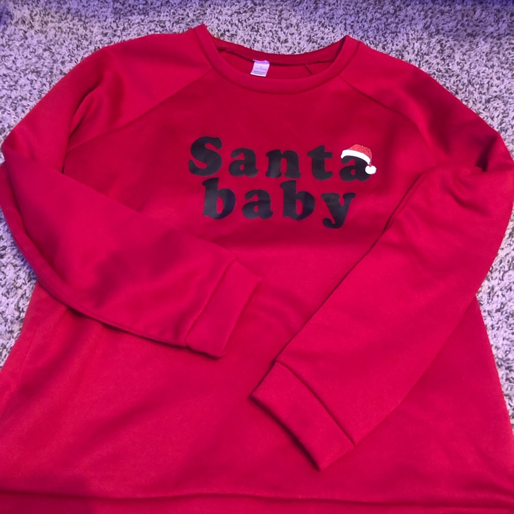 santa baby crewneck